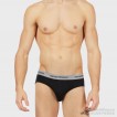 Quần lót nam Emporio Armani Stretch Cotton Brief 2-pack Black/Grey